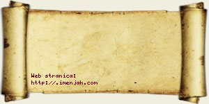 Jana Drenovac vizit kartica